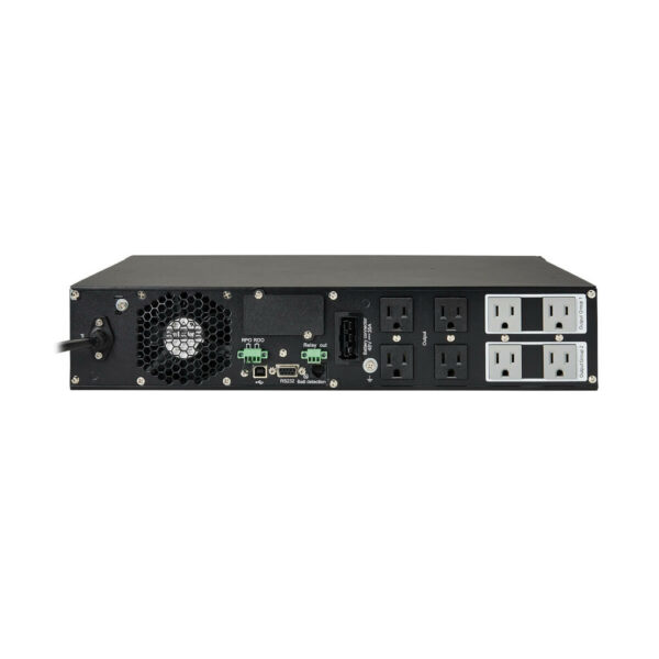 Tripp Lite SmartOnline 1500VA 1350W 120V Double-Conversion Sine Wave UPS - 8 Outlets, Extended Run, LCD, USB, DB9, 2U Rack/Tower - SU1500RTXLCD2U