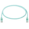 Tripp Lite series Cat6a 10G Snagless UTP Ethernet Cable (RJ45 M/M), Aqua, 3 ft. (0.91 m)