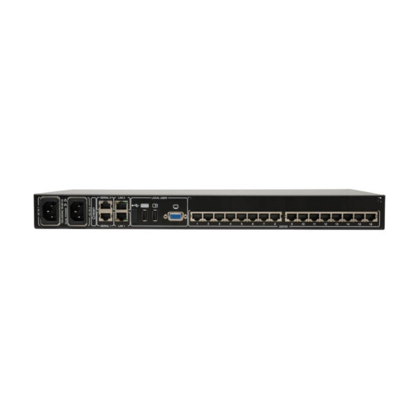 Tripp Lite series NetCommander 16-Port Cat5 KVM over IP Switch - 2 Remote + 1 Local User, 1U Rack-Mount, TAA
