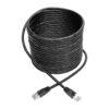 Tripp Lite series Cat6a 10G Snagless Shielded STP Ethernet Cable (RJ45 M/M), PoE, Black, 25 ft. (7.62 m)