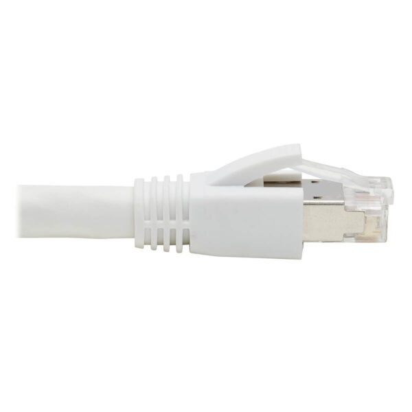 11bfe9bd43b0b924fb6cadced32ba5bc Tripp Lite series Cat8 25G/40G-Certified Snagless Shielded S/FTP Ethernet Cable (RJ45 M/M), PoE, White, 30 ft. (9.14 m), TAA