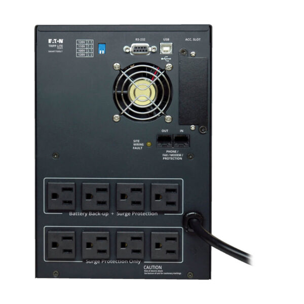 Tripp Lite series SmartPro 120V 750VA 500W Line-Interactive Sine Wave UPS, Tower, Network Card Options, USB, DB9 Serial