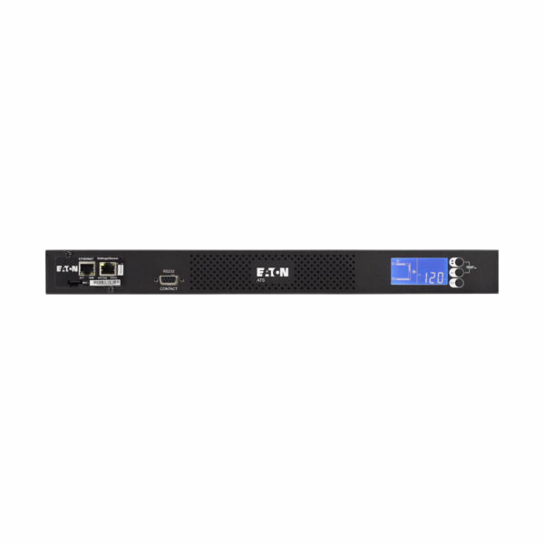 11f19e1239990afc13751be9d17421e4-1 Eaton eATS Network-Metered Automatic Transfer Switch, 1U, Dual 5-15P 12A Inputs, 10x 5-15R Outlets - EATS115