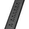 1238ff616eb98ca514f6498ffa870eea Tripp Lite series Protect It! 7-Outlet Surge Protector - 5-15R Outlets, 1500 Joules, 6 ft. (1.8 m) Cord, Black