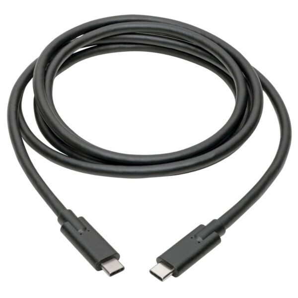 Tripp Lite series USB-C Cable (M/M) - USB 3.2, Gen 1 (5 Gbps), 5A Rating, Thunderbolt 3 Compatible, 6 ft. (1.83 m)