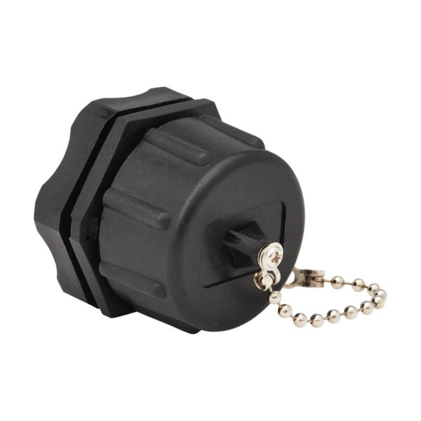 Tripp Lite series Rigid Industrial IP68 Duplex Multimode Fiber Coupler (LC/LC) with Dust Cap, 10G Ethernet, TAA