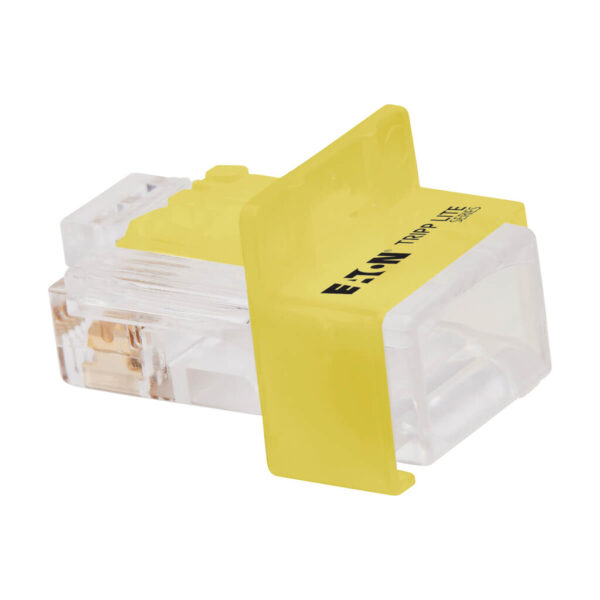 Tripp Lite series Universal RJ45 Plug Locks, Yellow, 10 Pack, TAA