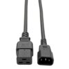 Tripp Lite series Power Cord, C19 to C14 - Heavy-Duty, 15A, 250V, 14 AWG, 6 ft. (1.83 m), Black