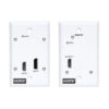 12a6b5c776a13a6d1f01d35e4d75bd29 Tripp Lite series DisplayPort to HDMI over Cat6 Extender Kit, Wall Plate, 4K 60 Hz, 4:4:4, PoC, HDCP 2.2, 230 ft. (70.1 m), TAA
