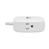 12d0813bd69b27042972043c4cf9b005 Tripp Lite series Safe-IT 32W 2-Outlet Power Strip - 5-15R Outlets, 3 USB Ports, 6 ft. (1.8 m) Cord, Antimicrobial Protection, White