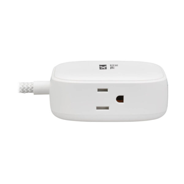 12d0813bd69b27042972043c4cf9b005 Tripp Lite series Safe-IT 32W 2-Outlet Power Strip - 5-15R Outlets, 3 USB Ports, 6 ft. (1.8 m) Cord, Antimicrobial Protection, White