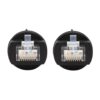 Tripp Lite series Industrial Cat6 UTP Ethernet Cable (RJ45 M/M), 100W PoE, CMR-LP, IP68, Blue, 50 ft. (15.24 m)