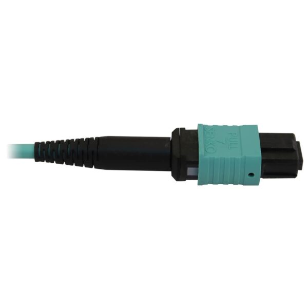12ebf9eb02c9d5aaf297fed273aa05ea Tripp Lite series 40/100/400G Multimode 50/125 OM3 Fiber Optic Cable (12F MTP/MPO-PC M/F), LSZH, Aqua, 5 m (16.4 ft.)