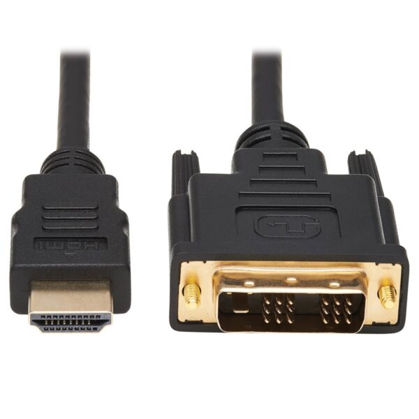 12f123f8f8e539fa45a5462714325eb2-2 Tripp Lite series HDMI to DVI Adapter Cable (HDMI to DVI-D M/M), 6 ft. (1.8 m)