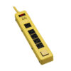 Tripp Lite series Power It! 6-Outlet Safety Power Strip, 6 ft. (1.83 m) Cord & Clip, Safety Covers