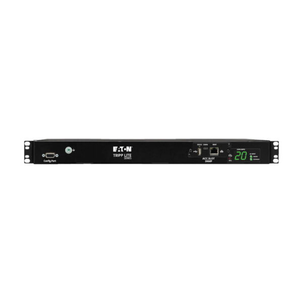 133714e3f1ef2915ca6984055fe12224 Tripp Lite series 3.8kW Single-Phase Switched Automatic Transfer Switch PDU, Two 200-240V C20 Inlets, 8 C13 & 2 C19 Outputs, 1U, TAA