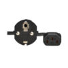 13476a078a33f7a5ecfac0e79f201a8d Tripp Lite series PDU Power Cord, Schuko to C13 - 10A, 100-250V, H05VV-F, 2 m (6.6 ft.), Black