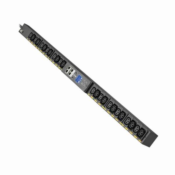 136dbd1e5098d54f13fe613b72e47557 Eaton Single-Phase Managed Rack PDU G4, 100-240V, 24 Outlets, 16A, 3.8kW, C20/L6-20 Input, 10 ft. Cord, 0U Vertical