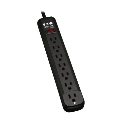 Tripp Lite series Power It! 7-Outlet Power Strip, 12 ft. (3.66 m) Cord, Black Housing