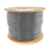 Tripp Lite series Cat5e 350 MHz Solid Core (UTP) PVC Bulk Ethernet Cable - Gray, 1000 ft. (304.8 m), TAA