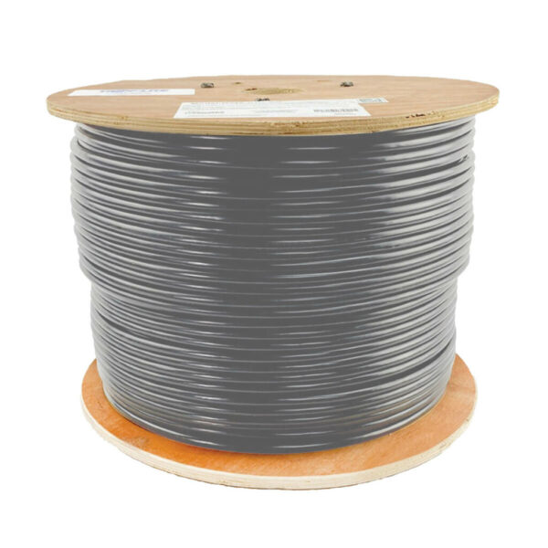 Tripp Lite series Cat5e 350 MHz Solid Core (UTP) PVC Bulk Ethernet Cable - Gray, 1000 ft. (304.8 m), TAA