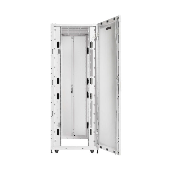 Eaton SmartRack 45U Extra-Deep Extra-Wide Heavy-Duty Rack Enclosure Cabinet for AI Servers, White