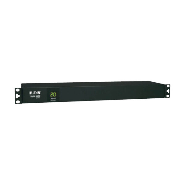Tripp Lite series 2kW Single-Phase Local Metered PDU, 100-127V Outlets (12 5-15/20R), L5-20P/5-20P Input, 6 ft. (1.83 m) Cord, 1U Rack-Mount