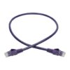 14099d1a239c3b63cae2208843e242c8 Tripp Lite series Cat6 Gigabit Snagless Molded (UTP) Ethernet Cable (RJ45 M/M), PoE, Purple, 2 ft. (0.61 m)