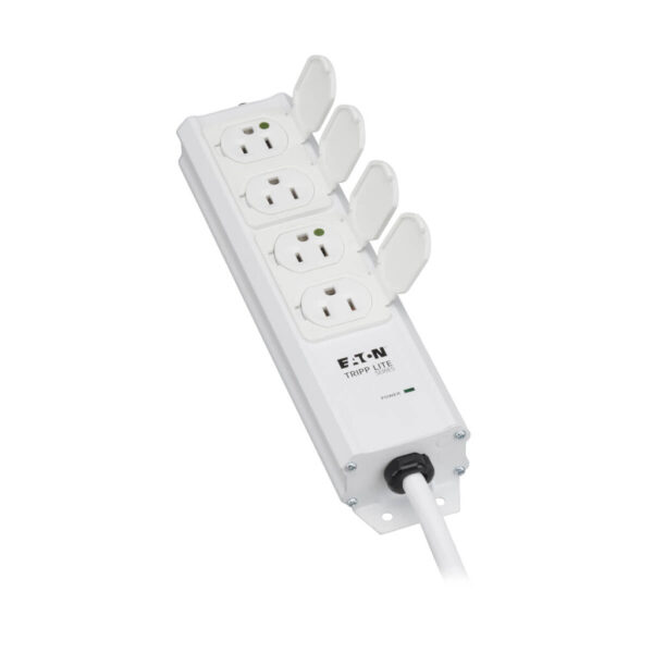 1413625188be969d46be1d447c4dab87-1 Tripp Lite series Safe-IT UL 2930 Medical-Grade Power Strip for Patient-Care Vicinity, 4x 15A Hospital-Grade Outlets, Safety Covers, 6 ft. Cord