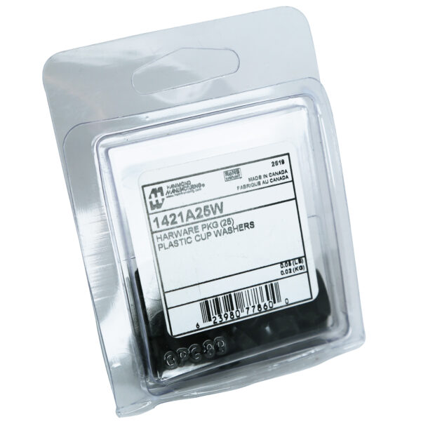 Hammond 25PK Black Plastic Cup Washer
