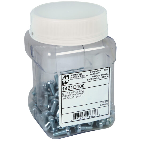 Hammond 100PK 10-32 Rack Screw