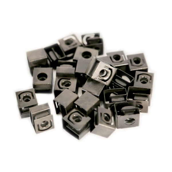 Hammond 25PK 10-32 Blk Clip Nuts