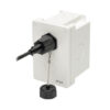 Tripp Lite series Waterproof Electrical Junction Box - Surface Mount, Industrial, Single Gang, IP68, TAA, 2 Cutouts
