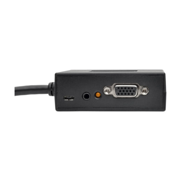 Tripp Lite series HDMI to VGA and Audio Adapter, 6 in. (15.2 cm), Black, TAA