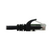 Tripp Lite series Cat6a 10G Snagless Molded UTP Ethernet Cable (RJ45 M/M), PoE, Black, 50 ft. (15.2 m)