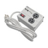 Tripp Lite series Isobar 2-Outlet Surge Protector, 6 ft. Cord with Right-Angle Plug, 1410 Joules, Metal Housing