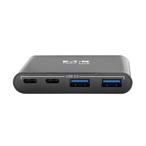 148878dcab3a9eb75e16b9f518ed3578 Tripp Lite series 4-Port USB-C Hub, USB 3.x (5Gbps), 2x USB-A, 2x USB-C, Black