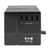 Tripp Lite series Protect It! 3-Outlet Power Cube Surge Protector - 6 USB-A Ports (7.2A Shared), 6 ft. (1.83 m) Cord, 540 Joules, Black