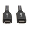 149777de0b7d766383fef8b9dadda935 Tripp Lite series USB-C Cable (M/M) - USB 3.2, Gen 2 (10 Gbps), 5A (100W) Rating, Thunderbolt 3 Compatible, 20-in. (50.8 cm)