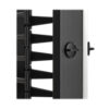 Tripp Lite series High-Capacity Vertical Cable Manager - Deep Double Finger Duct with Cover, Single Sided, 6 in. Wide, Black, 7 ft. (2.2 m)