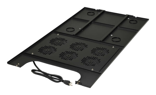 14d743e859f72e7c4fd8036054f1ff7f Tripp Lite series SmartRack Roof-Mounted Fan Panel for Deep Rack Enclosure Cabinets - 6 120V Fans, 630 CFM, 5-15P Plug