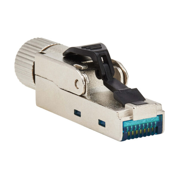 Tripp Lite series Cat6a Class EA STP Field-Termination Plug, 568A/568B, TAA - N232-SHC6A-1