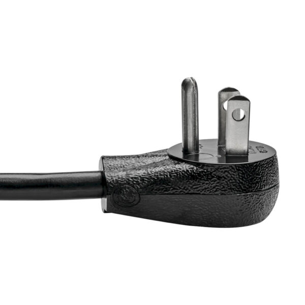 1526a4735a264b880457fa99eeab7bf2-1 Tripp Lite series Computer Power Cord, Right-Angle NEMA 5-15P to C13 - Heavy-Duty, 15A, 125V, 14 AWG, 3 ft. (0.91 m), Black