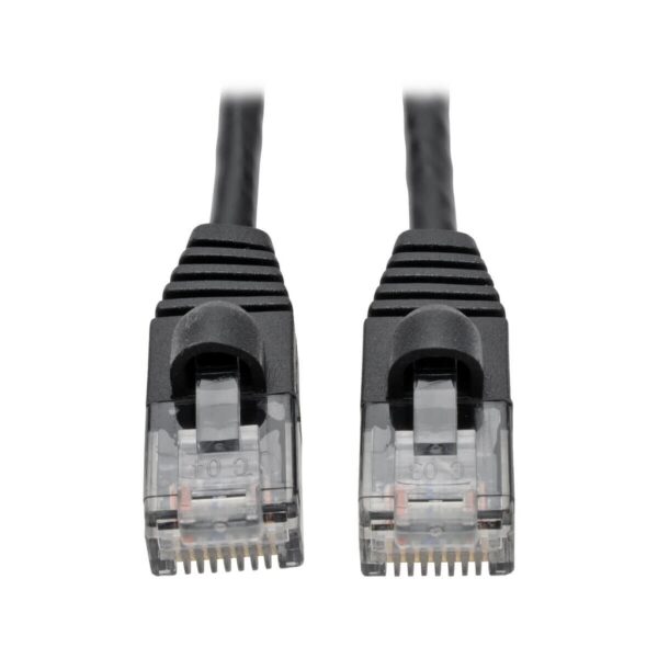 Tripp Lite series Cat6a 10G Snagless Molded Slim UTP Ethernet Cable (RJ45 M/M), Black, 5 ft. (1.52 m)