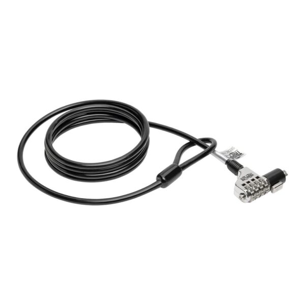 Tripp Lite series Security Lock for Laptops and Peripherals, 4-Digit Combination, 6 ft. (1.83 m) Cable