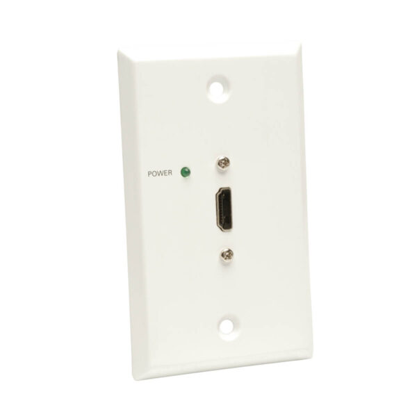 Tripp Lite series HDMI over Cat5/6 Passive Extender, Wall Plate Remote Receiver for Video/Audio, Up to 50 ft. (15 m), TAA