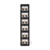 Tripp Lite series 12-Port Wall-Mount Patch Panel for UTP Keystone Jacks, Rotatable Modules, TAA