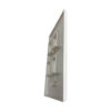 Tripp Lite series Safe-IT 4-Port Single-Gang Keystone Wall Plate, Antibacterial, Ivory Matte, TAA