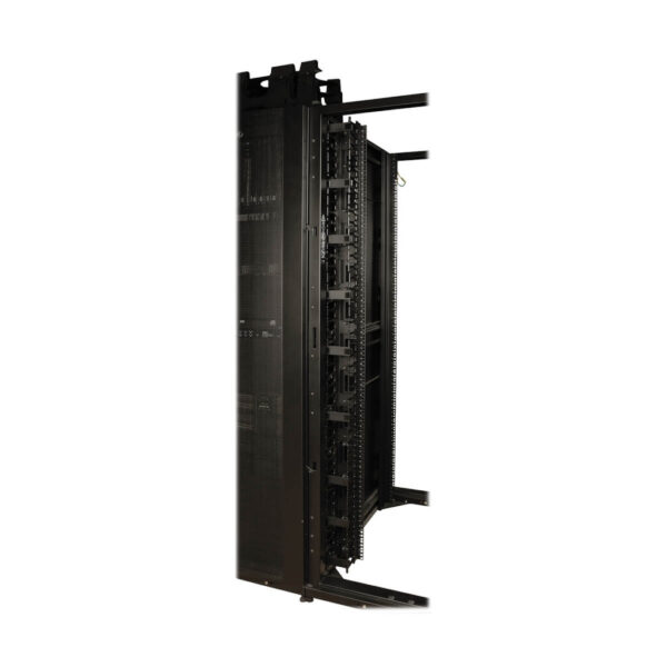 Tripp Lite series 45U SmartRack Wide Standard-Depth Rack Enclosure Cabinet with Doors and Side Panels, 2 Pre-Installed Cable Managers