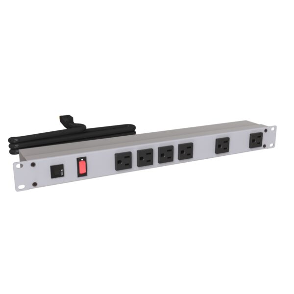 Hammond 19" Rack Mount, 6 Rec on Front